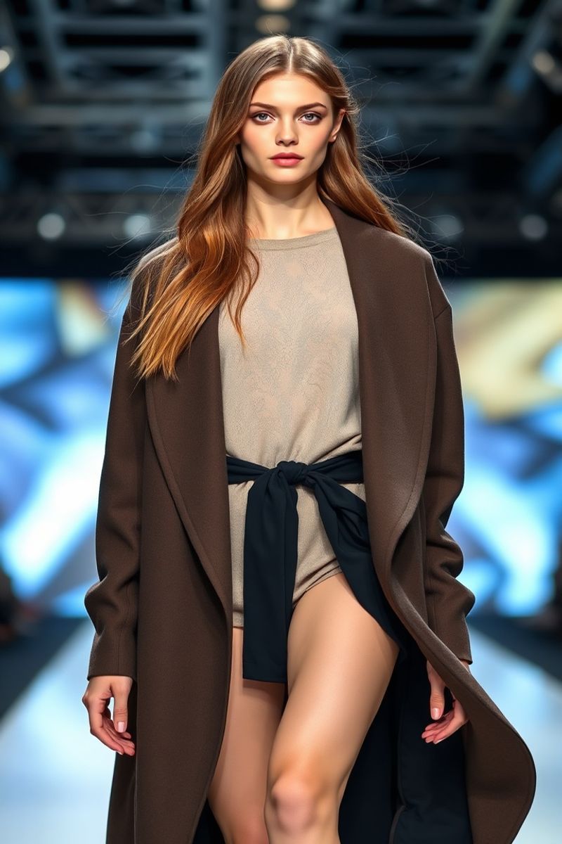 Isabella Montgomery fashion runway walk