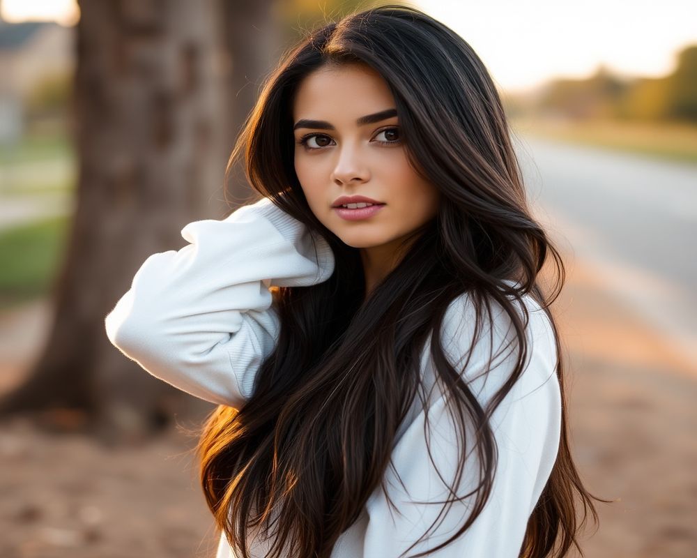 Isabella Moreno lifestyle personality shot in natural outdoor setting