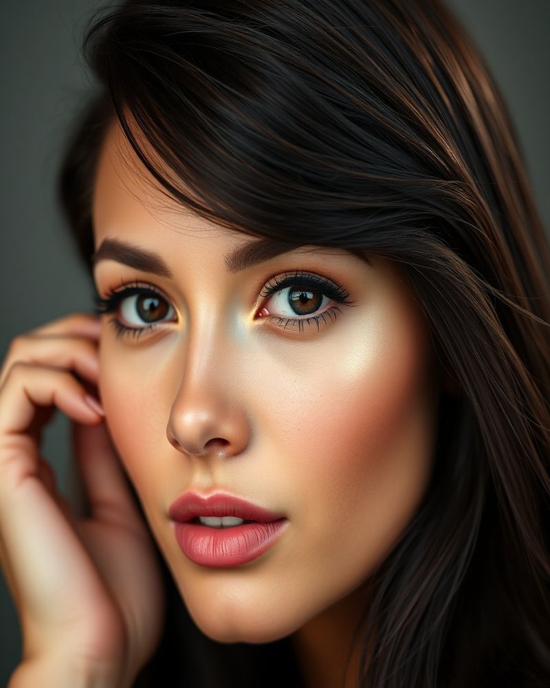 Isabella Moreno beauty close-up portrait with soft lighting