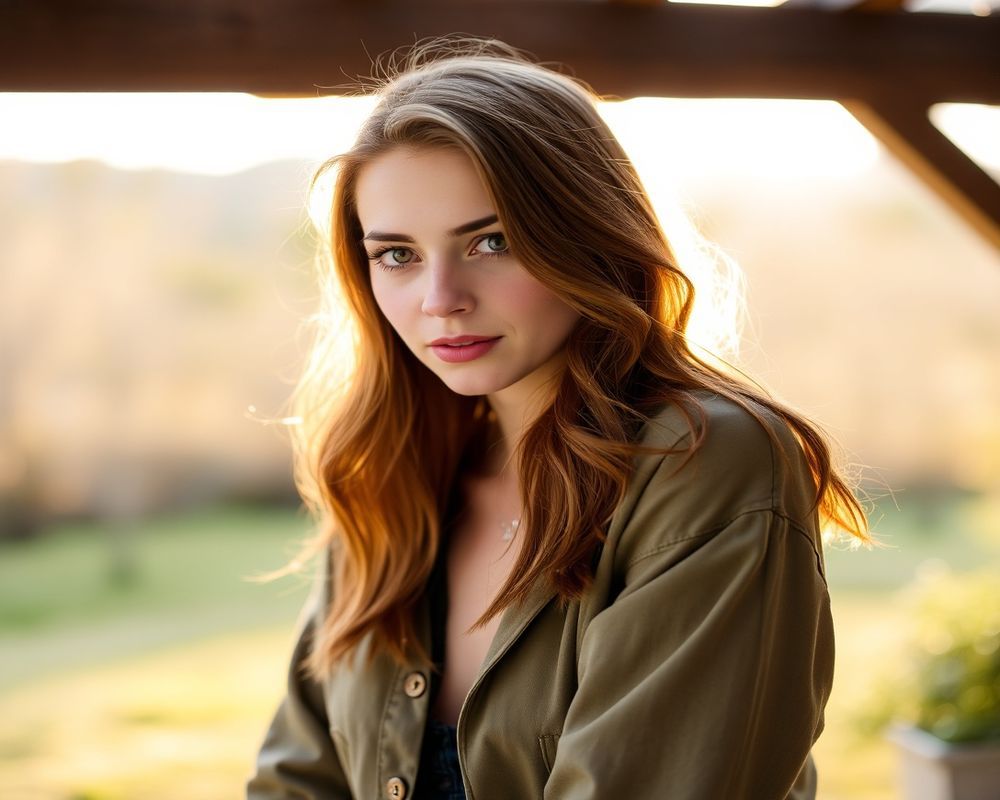 Isabella Moretti lifestyle personality shot in natural outdoor setting