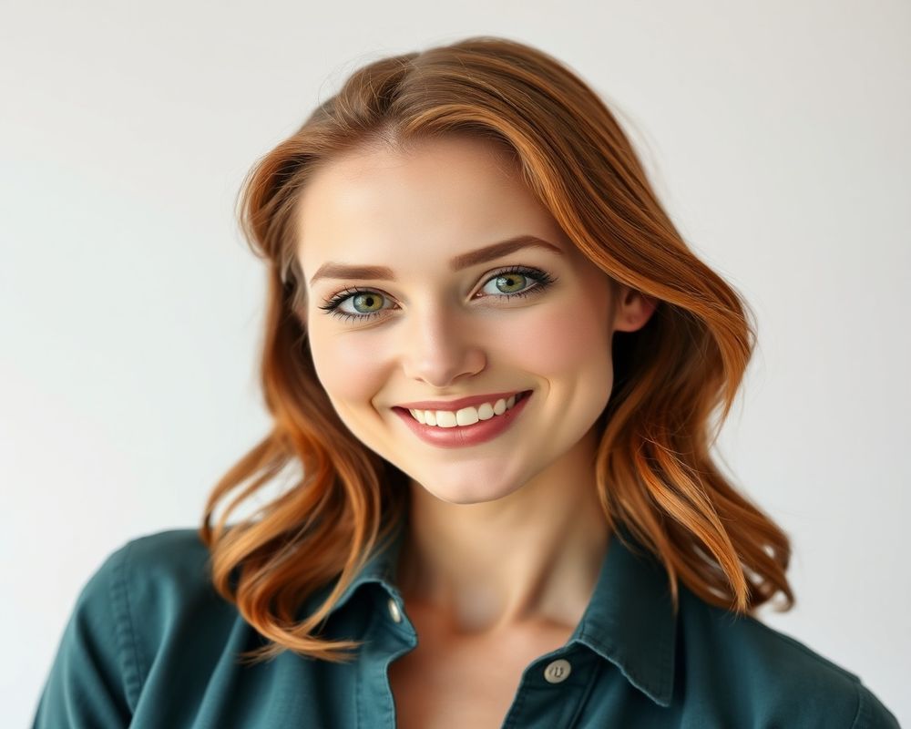 Isabella Moretti commercial brand campaign with natural smile