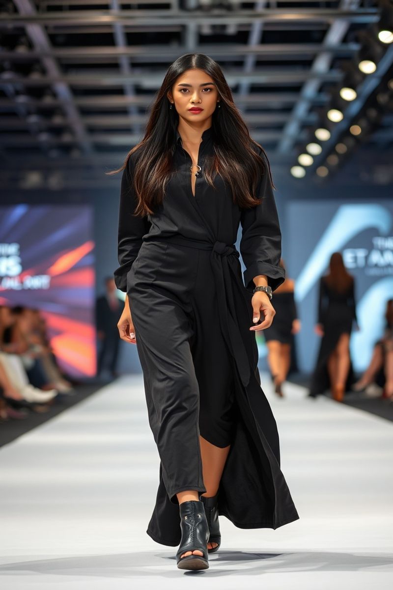 Isabella Reyes fashion runway walk