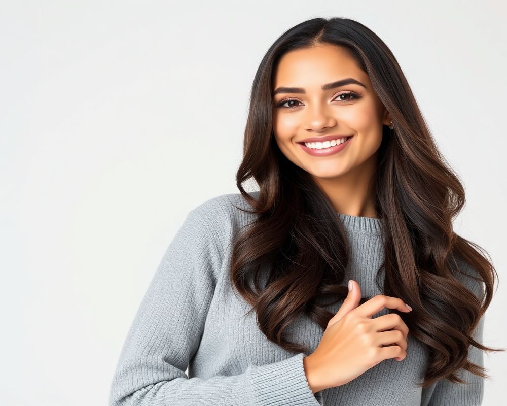 Isabella Torres commercial brand campaign with natural smile