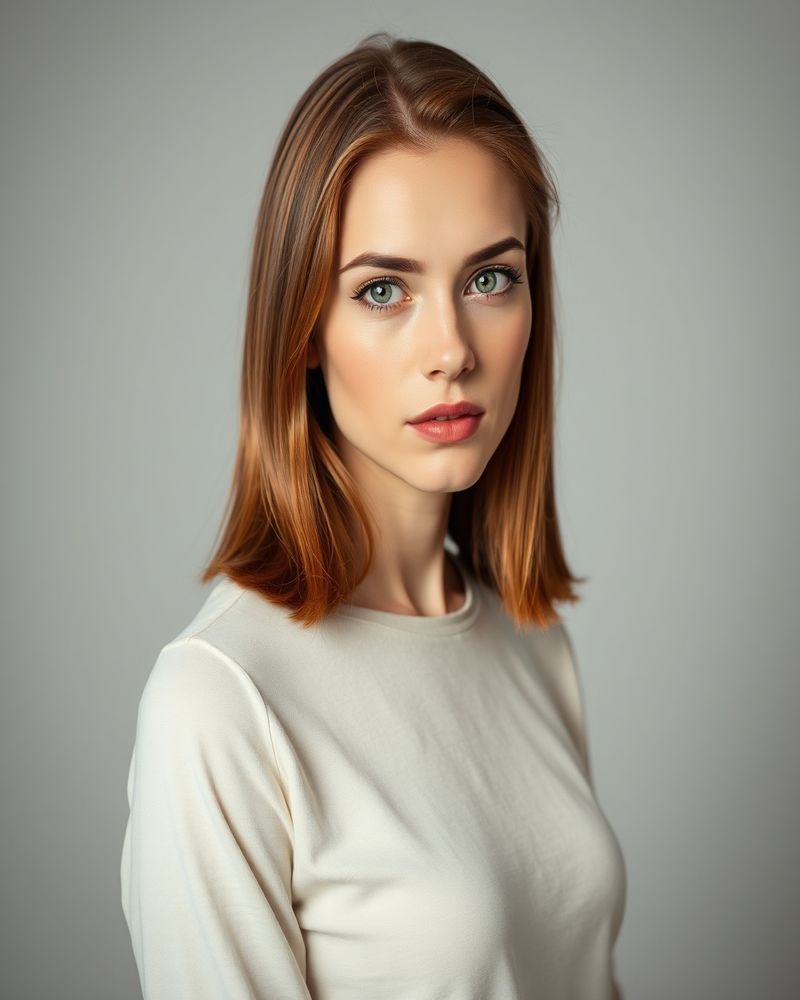 Isabelle Clarke professional headshot, studio lighting with neutral background