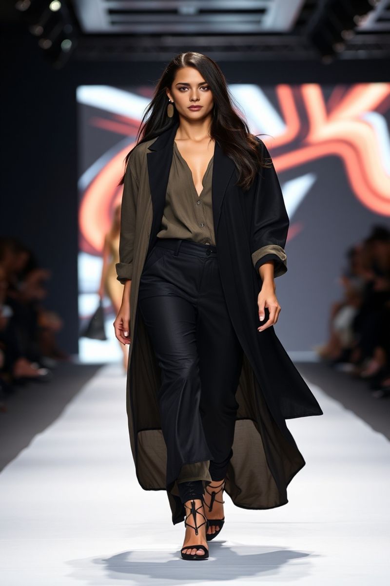 Isadora Mendes fashion runway walk