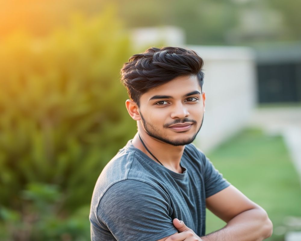Ishaan Kapoor lifestyle personality shot in natural outdoor setting