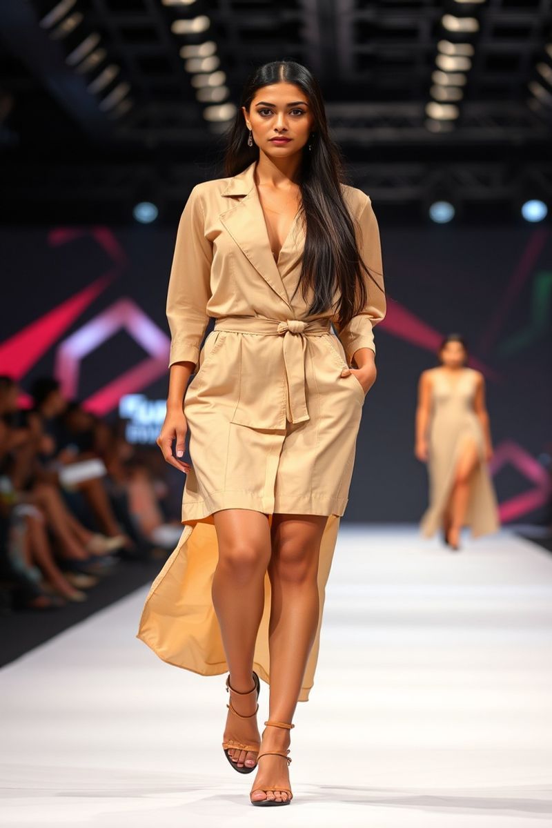 Ishita Malhotra fashion runway walk in designer clothing