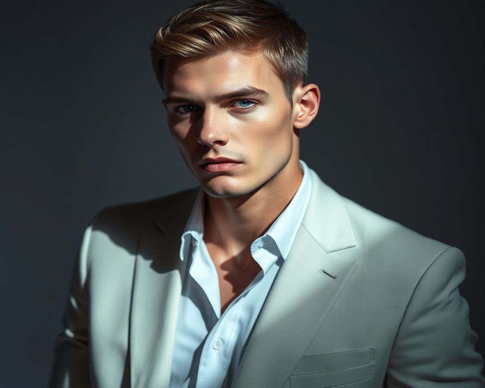 Jack Morrison high fashion editorial