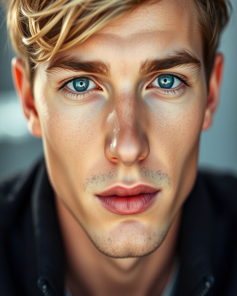 Jack Morrison beauty close-up portrait