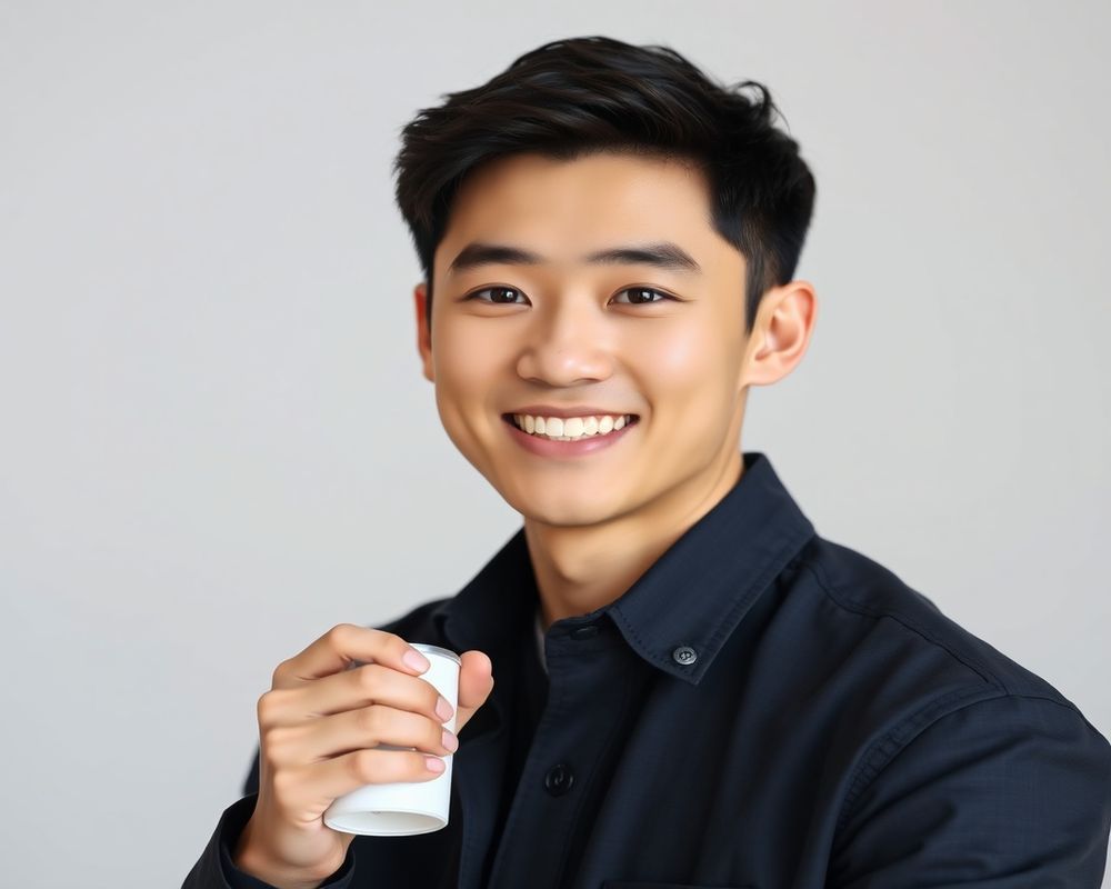 Jae-hyun Park commercial brand campaign with natural smile