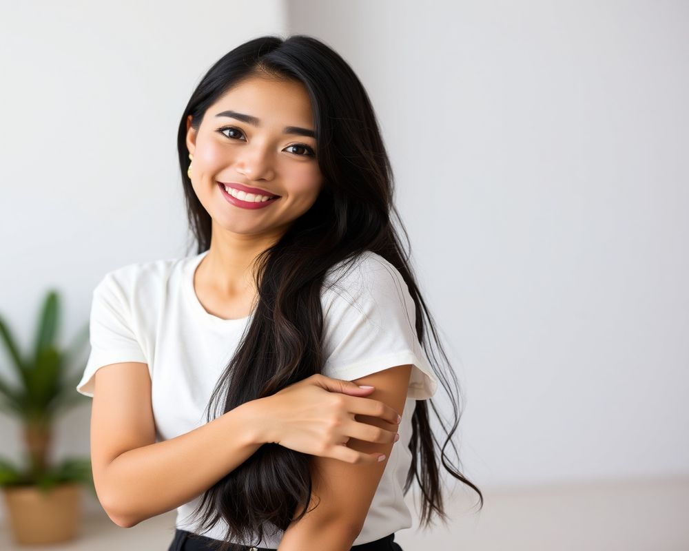 Jasmine Dela Cruz commercial brand campaign with natural smile