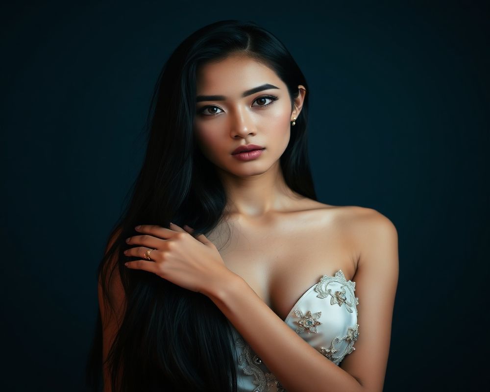 Jasmine Diaz high fashion editorial photograph