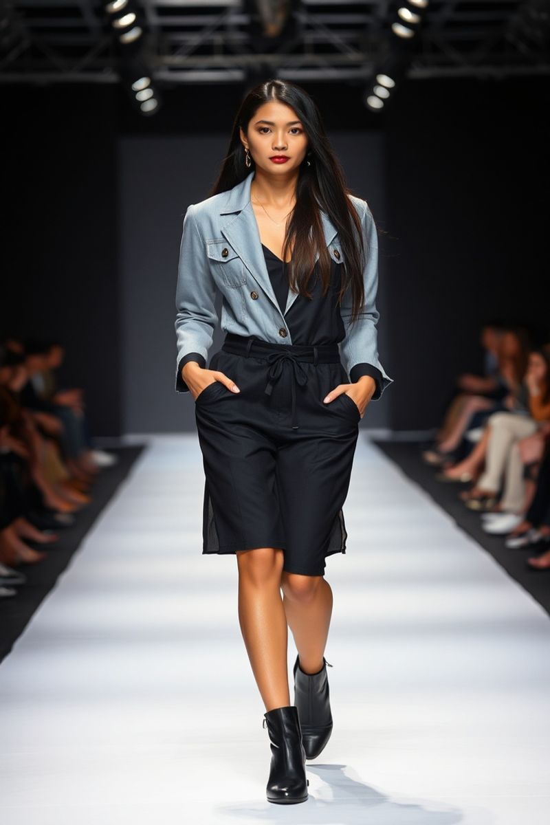 Jasmine Diaz fashion runway walk