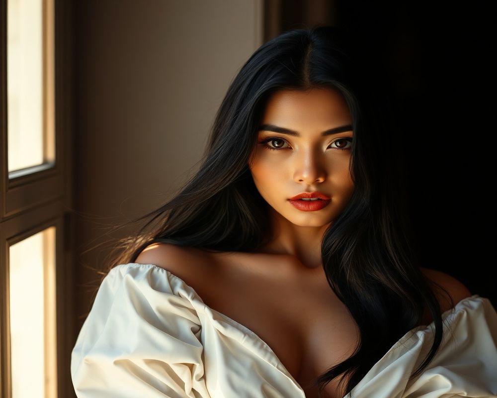 Jasmine Reyes high fashion editorial photograph