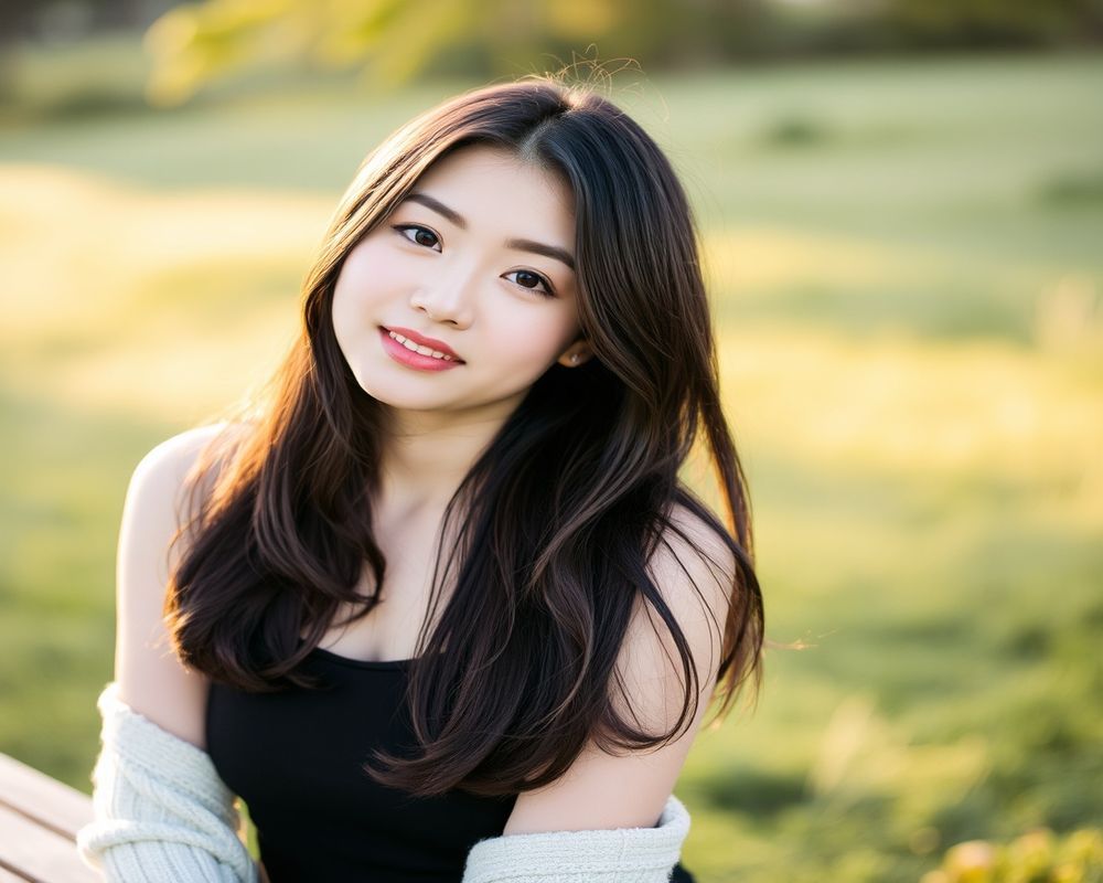 Ji-eun Park lifestyle personality shot in natural outdoor setting