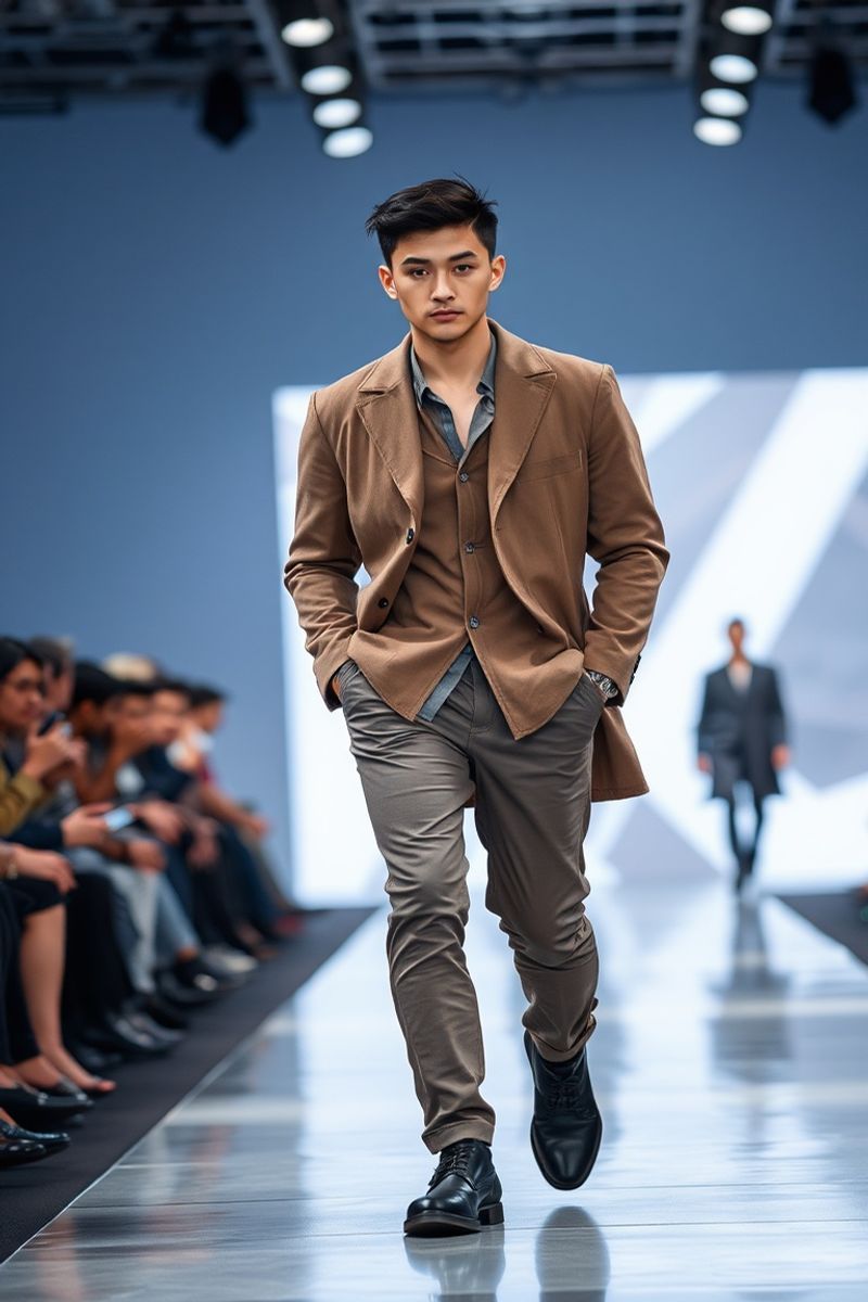 Ji-hoon Park fashion runway walk