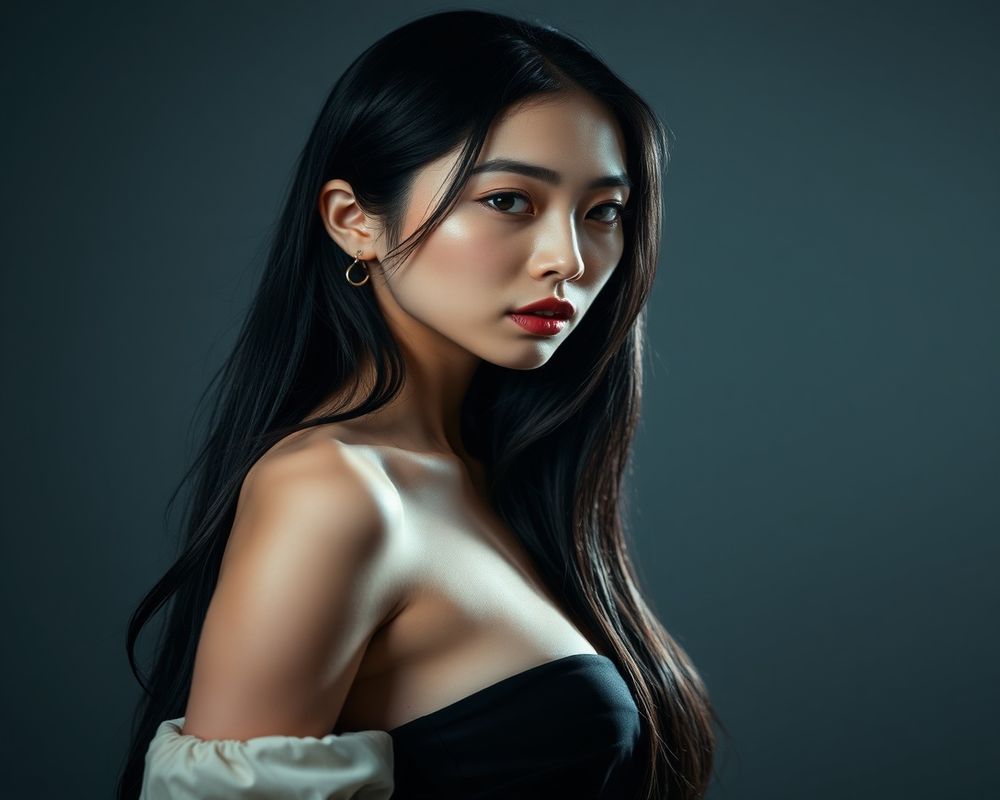 Ji-Won Park high fashion editorial