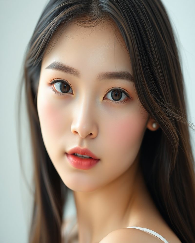 Ji-Won Park beauty close-up portrait