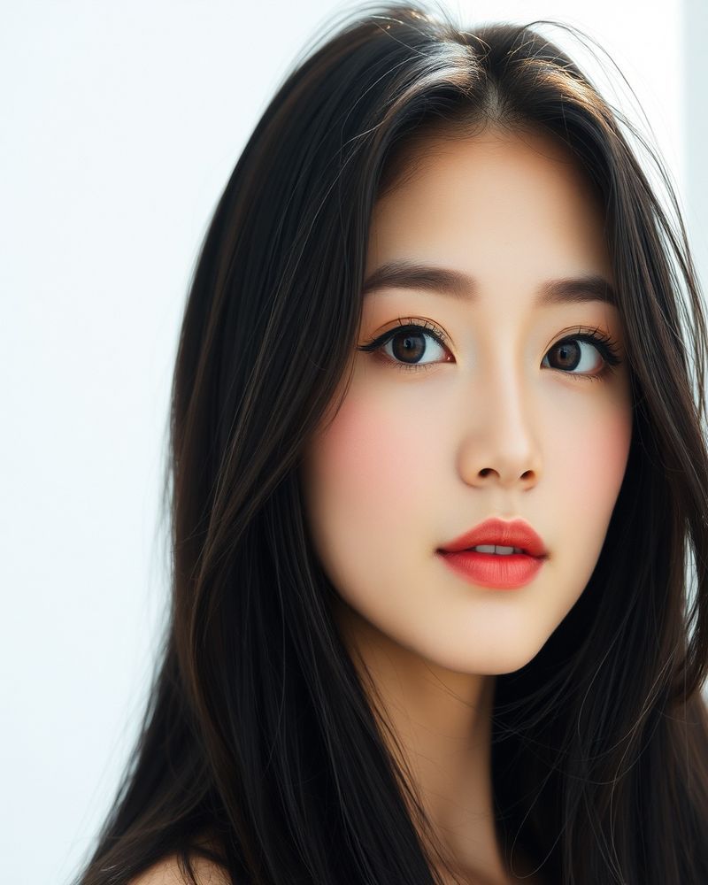 Ji-Woo Choi beauty close-up portrait