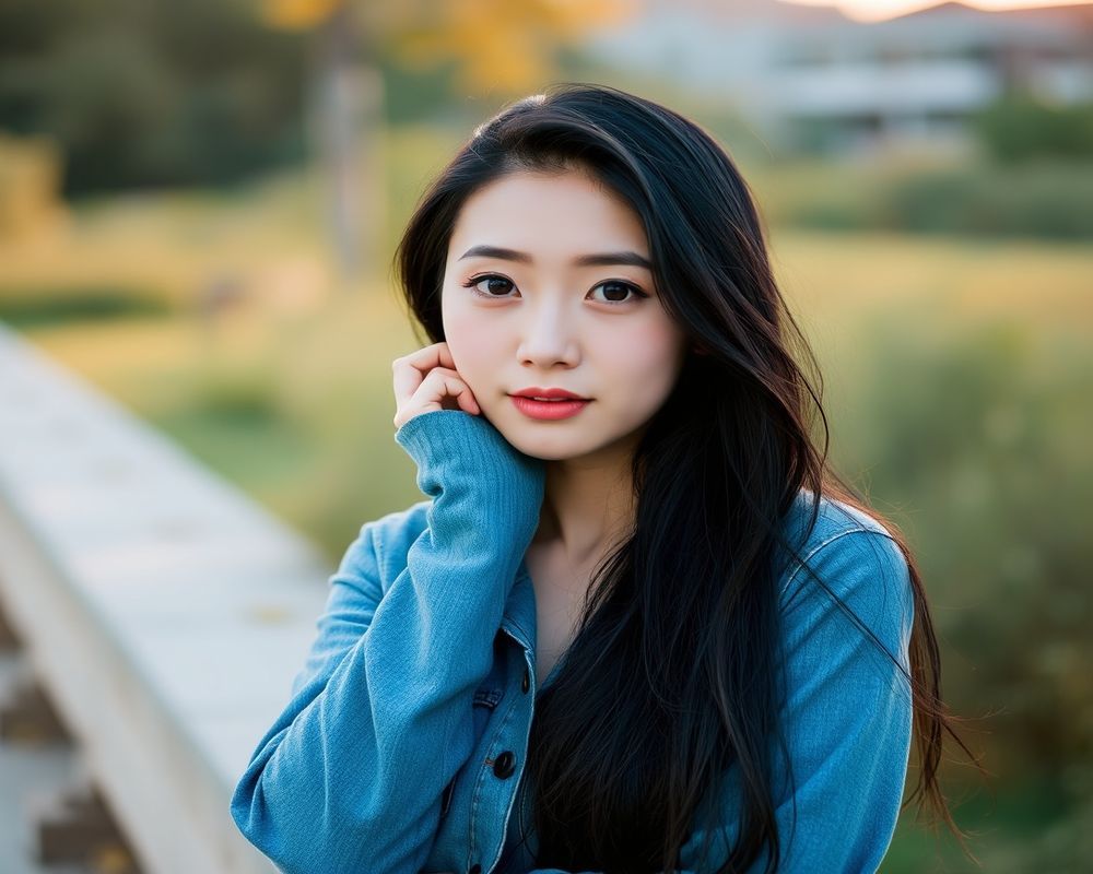 Ji-Woo Kim lifestyle personality shot in natural outdoor setting