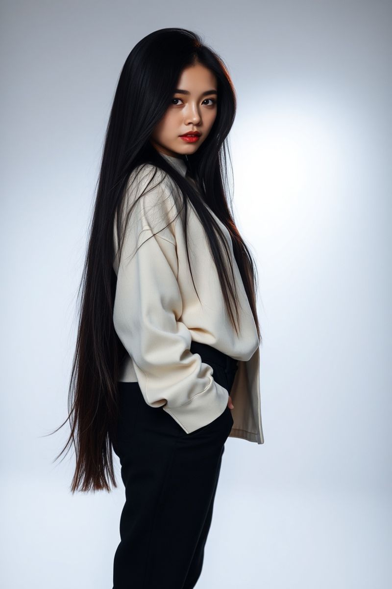 Ji-Yeon Park full body editorial pose