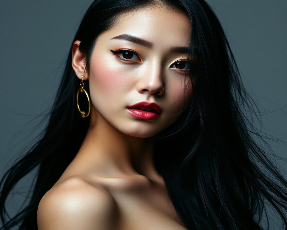 Ji-Yeon Park high fashion editorial