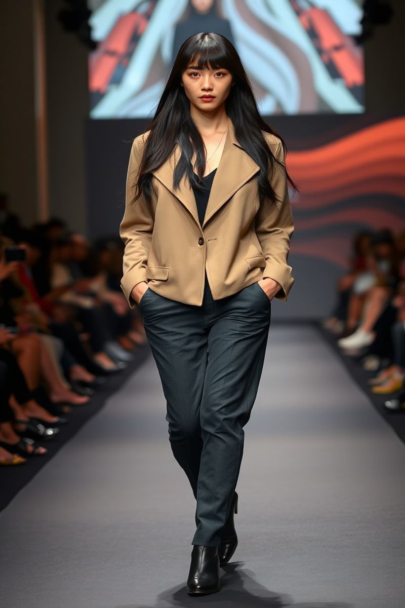 Ji-Yeon Park fashion runway walk