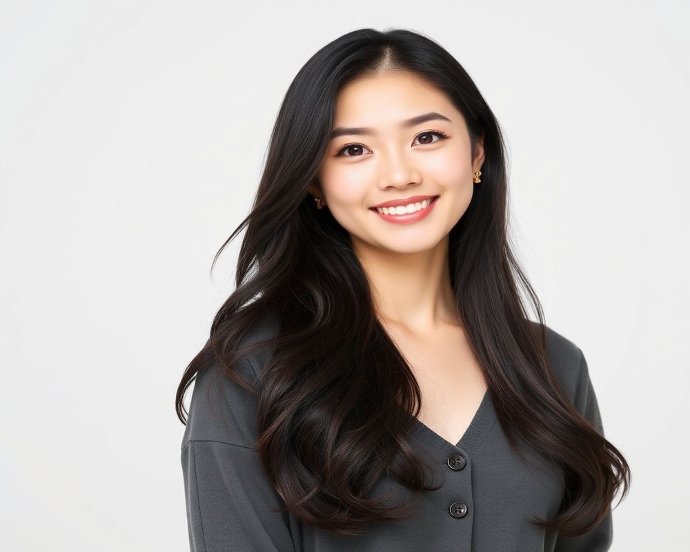 Ji-Yoon Kim commercial brand campaign with natural smile