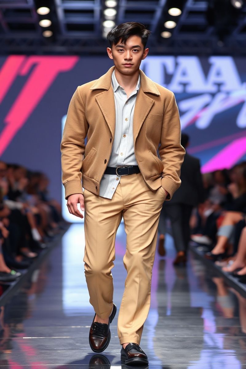 Jin-Ho Park fashion runway walk