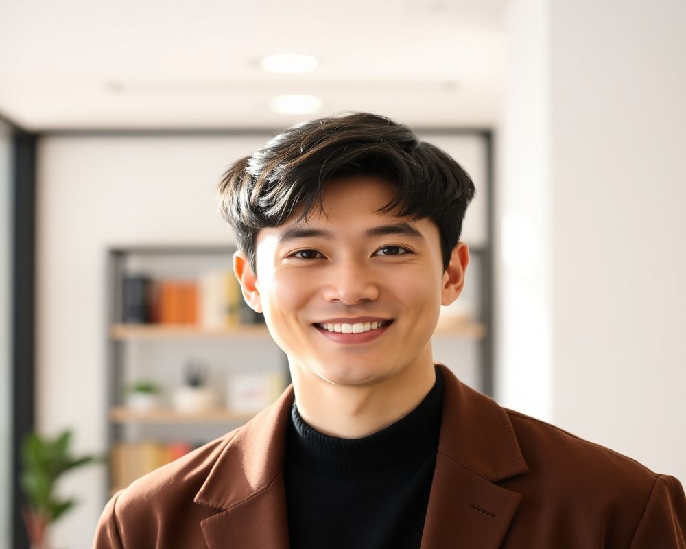 Jin Seo commercial brand campaign with natural smile