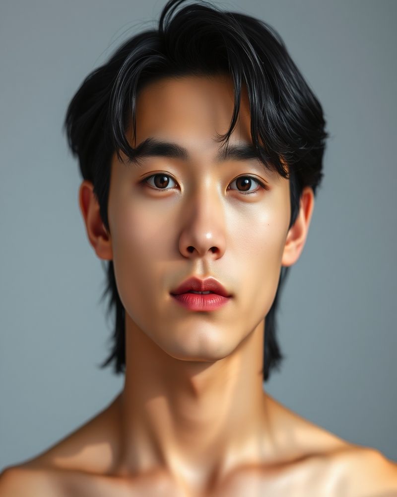 Jin-Woo Park beauty close-up portrait