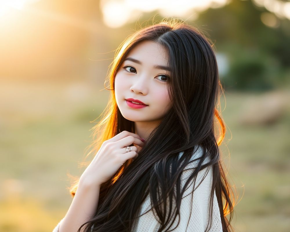 Jiyeon Park natural outdoor lifestyle portrait