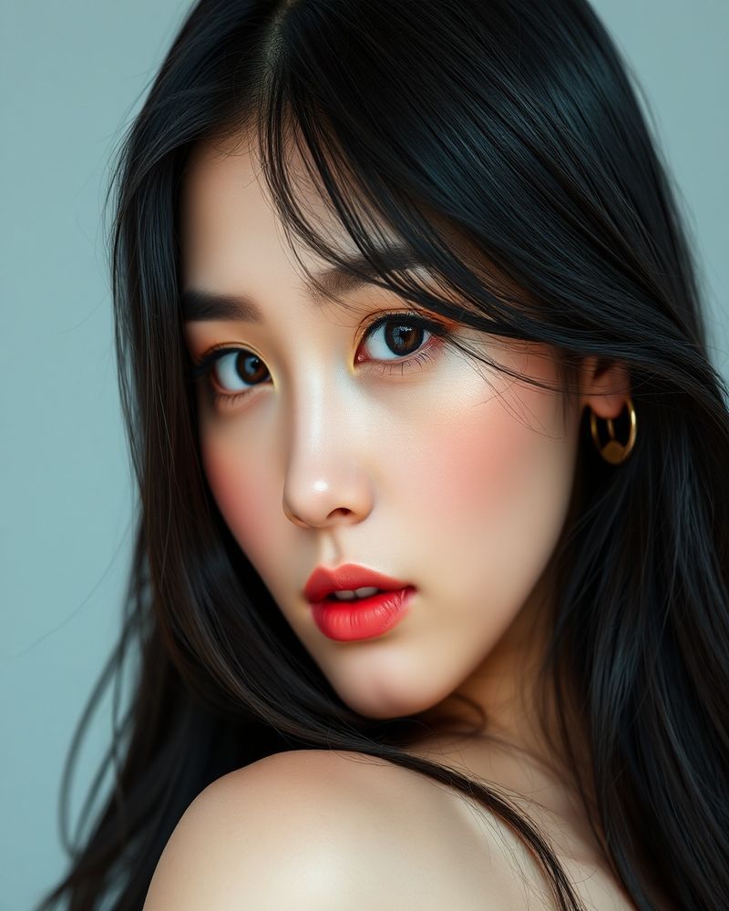 Jiyeon Park beauty close-up portrait