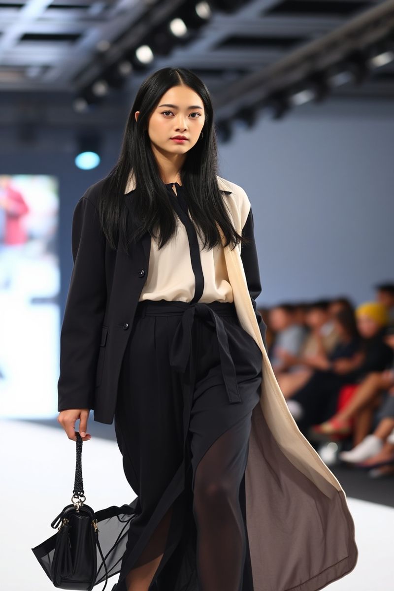 Jiyeon Park fashion runway walk