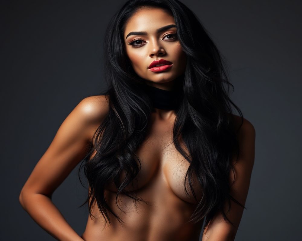 Julia Costa high fashion editorial