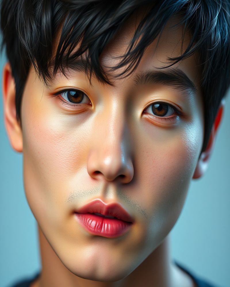 Jun-ho Kim beauty close-up portrait