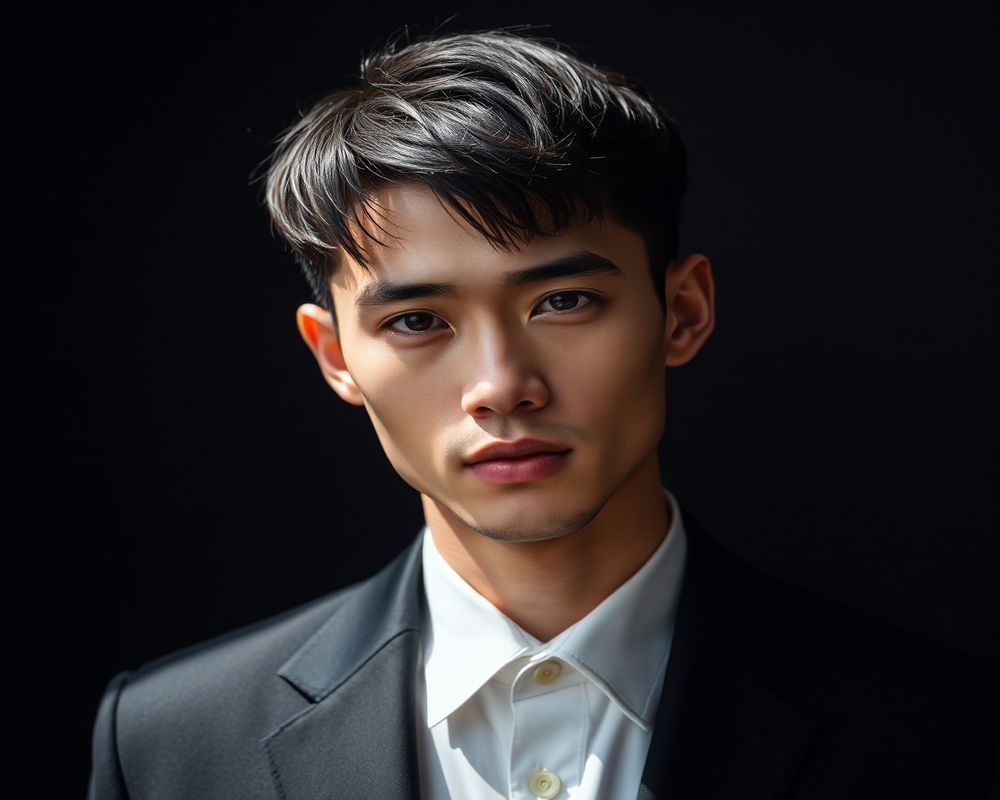 Kaito Yamada high fashion editorial photograph