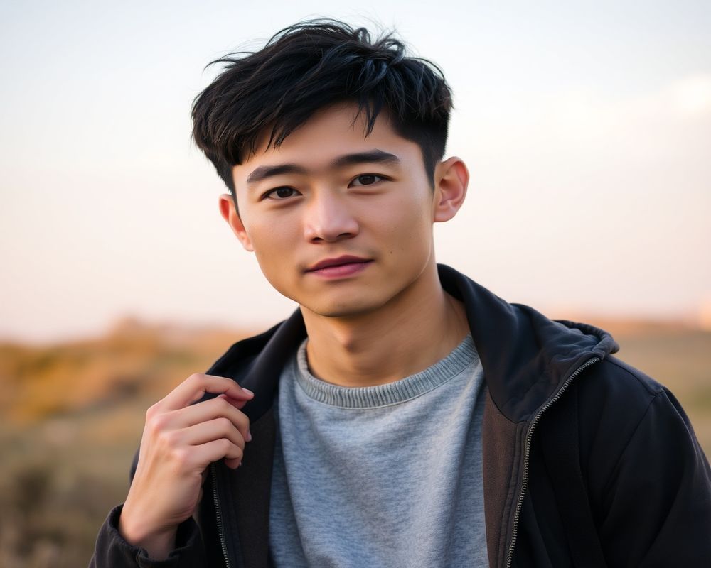 Kaito Yamada natural outdoor lifestyle portrait