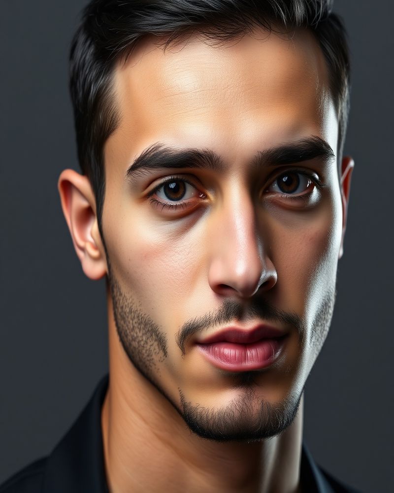 Karim Hassan professional headshot, studio lighting with neutral background