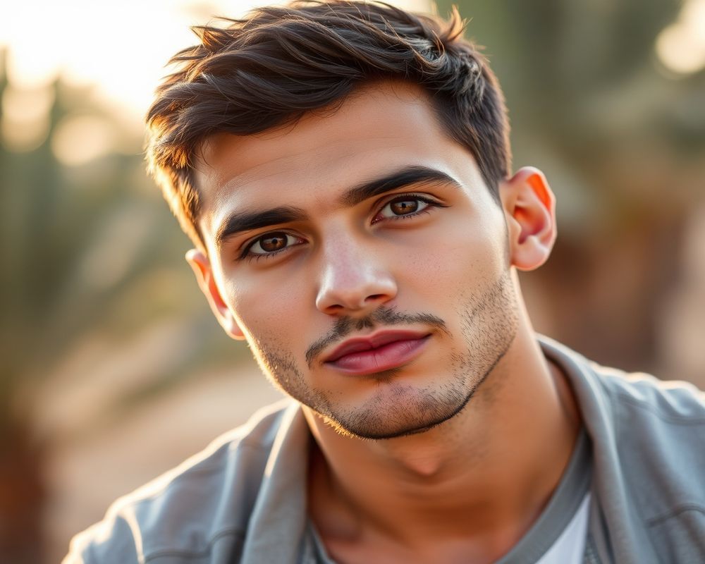 Karim Hassan lifestyle personality shot in natural outdoor setting