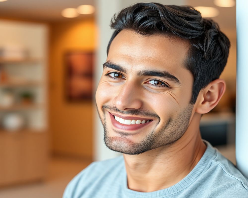 Karim Hassan commercial brand campaign with natural smile