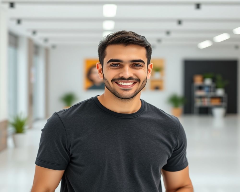 Karim Nassar commercial brand campaign with confident presence