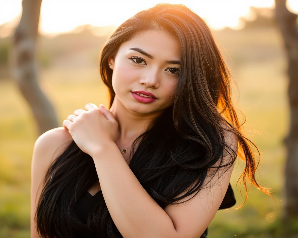 Karina Santos lifestyle personality shot in natural outdoor setting