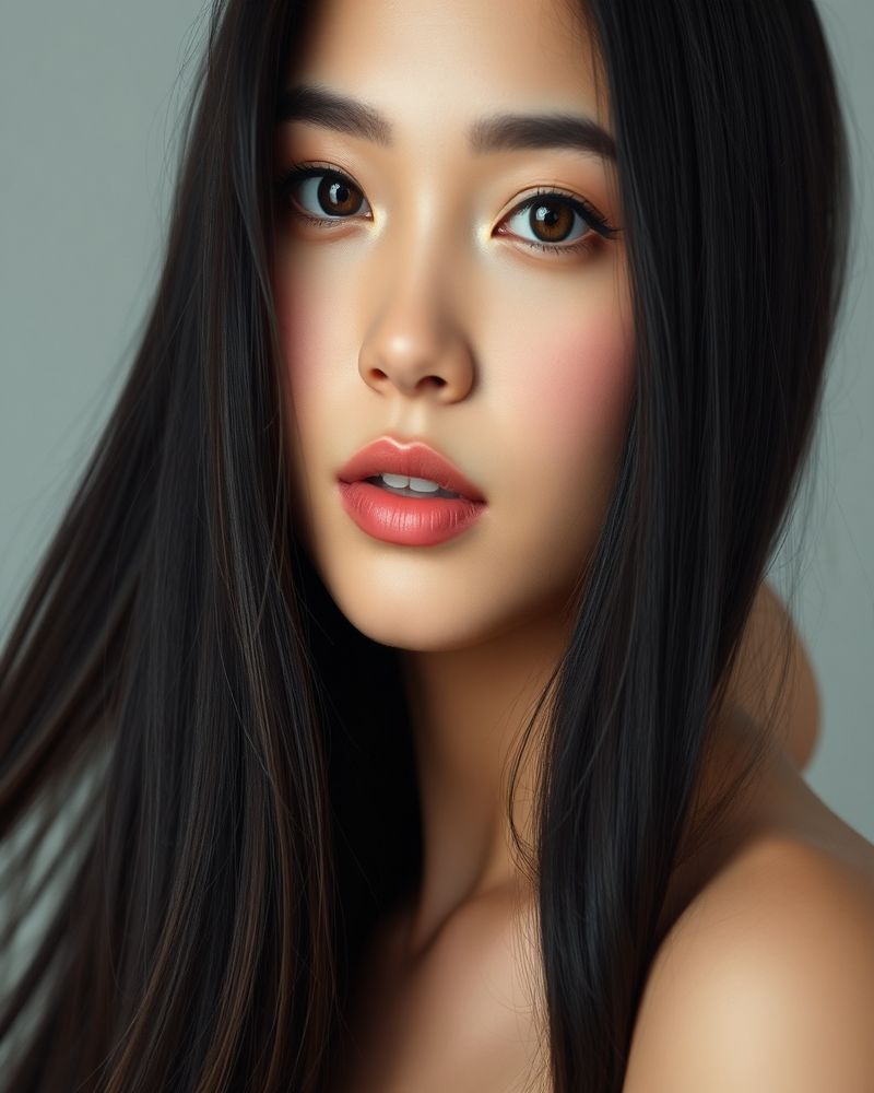 Katarina Ignacio beauty close-up portrait with soft lighting