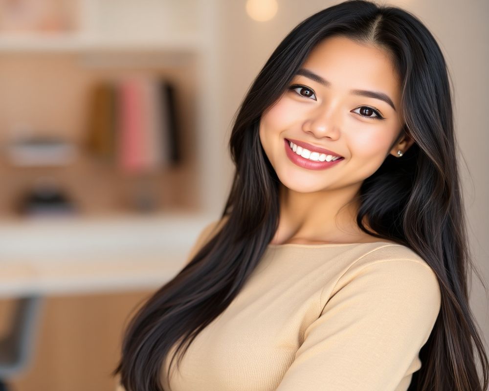 Katrina Dela Cruz commercial brand campaign with natural smile