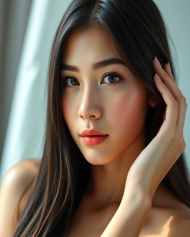 Katrina Mae Santos beauty close-up portrait