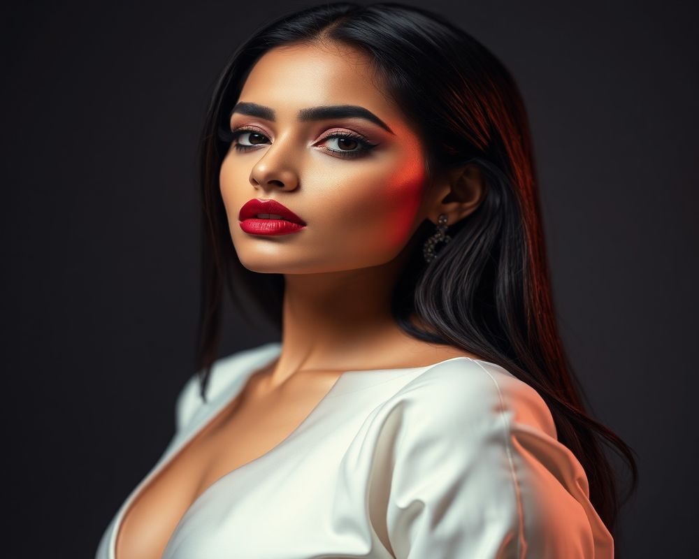 Kavya Nair high fashion editorial photograph