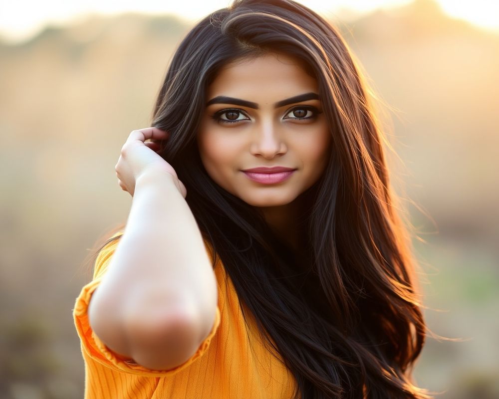 Kavya Nair natural outdoor lifestyle portrait
