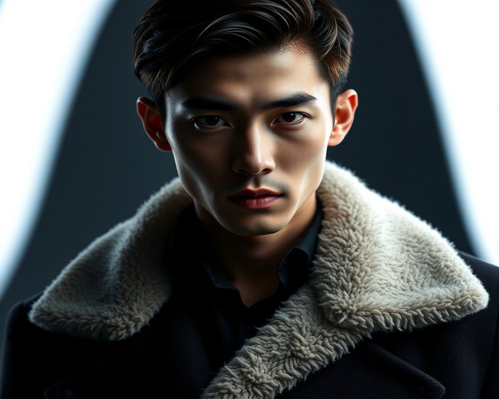 Kenji Matsuda high fashion editorial with dramatic lighting