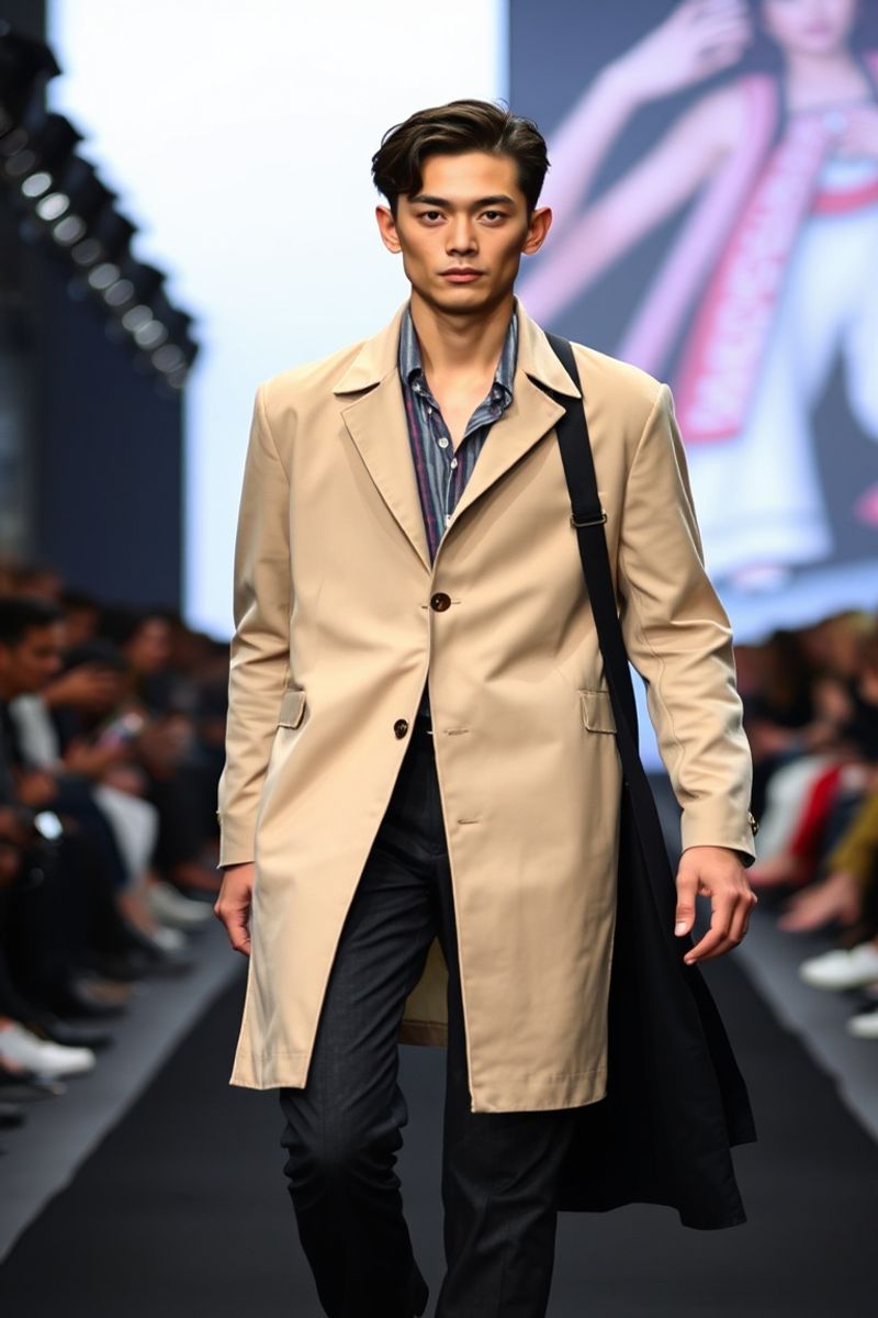 Kenji Nakamura fashion runway walk